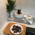 旧暦8月15日はふちゃぎをお供えします